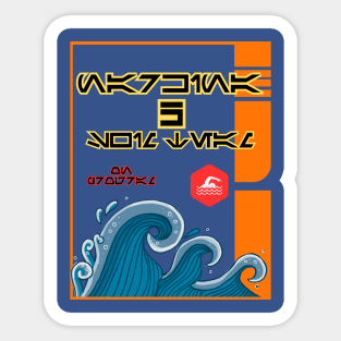 Narkina 5 Swim Team Sticker